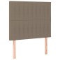 vidaXL Cama box spring con colchón tela gris taupe 80x200 cm vidaXL Cama box spring con colchón tela gris taupe 80x200 cm