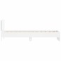 vidaXL Estructura de cama con cabecero y luces LED blanco 75x190 cm vidaXL Estructura de cama con cabecero y luces LED blanco 75x190 cm