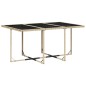 vidaXL Set comedor de jardín 11 pzas con cojines ratán sintético beige vidaXL Set comedor de jardín 11 pzas con cojines ratán sintético beige