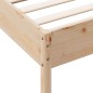 vidaXL Estructura de cama madera maciza de pino 75x190 cm vidaXL Estructura de cama madera maciza de pino 75x190 cm