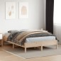 vidaXL Estructura de cama madera maciza de pino 150x200 cm