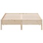 vidaXL Estructura de cama madera maciza de pino 150x200 cm