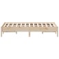 vidaXL Estructura de cama madera maciza de pino 150x200 cm