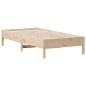 vidaXL Estructura de cama madera maciza de pino 90x190 cm vidaXL Estructura de cama madera maciza de pino 90x190 cm