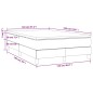 vidaXL Cama box spring con colchón tela gris oscuro 120x190 cm vidaXL Cama box spring con colchón tela gris oscuro 120x190 cm