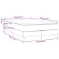 vidaXL Cama box spring con colchón terciopelo gris claro 120x190 cm vidaXL Cama box spring con colchón terciopelo gris claro 120x190 cm
