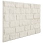 vidaXL Paneles de pared 3D diseño de ladrillo 11 uds EPS blanco vidaXL Paneles de pared 3D diseño de ladrillo 11 uds EPS blanco