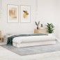 vidaXL Estructura de cama de madera maciza de pino blanco 200x200 cm vidaXL Estructura de cama de madera maciza de pino blanco 200x200 cm