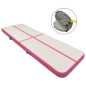 vidaXL Esterilla inflable de gimnasia con bomba PVC rosa 500x100x15 cm vidaXL Esterilla inflable de gimnasia con bomba PVC rosa 500x100x15 cm