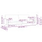 vidaXL Sofá cama de 2 plazas con dos almohadas terciopelo negro vidaXL Sofá cama de 2 plazas con dos almohadas terciopelo negro