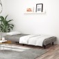 vidaXL Sofá cama de 2 plazas terciopelo gris claro vidaXL Sofá cama de 2 plazas terciopelo gris claro