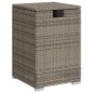 vidaXL Mesa cubierta para bombona de propano ratán gris 40x40x60 cm vidaXL Mesa cubierta para bombona de propano ratán gris 40x40x60 cm