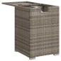 vidaXL Mesa cubierta para bombona de propano ratán gris 40x40x60 cm vidaXL Mesa cubierta para bombona de propano ratán gris 40x40x60 cm