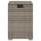 vidaXL Mesa cubierta para bombona de propano ratán gris 40x40x60 cm vidaXL Mesa cubierta para bombona de propano ratán gris 40x40x60 cm