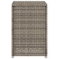 vidaXL Mesa cubierta para bombona de propano ratán gris 40x40x60 cm vidaXL Mesa cubierta para bombona de propano ratán gris 40x40x60 cm