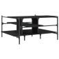 vidaXL Mesa de centro madera de ingeniería negro 100x100x48,5 cm vidaXL Mesa de centro madera de ingeniería negro 100x100x48,5 cm