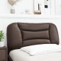 vidaXL Cabecero de cama acolchado cuero sintético marrón 80 cm vidaXL Cabecero de cama acolchado cuero sintético marrón 80 cm