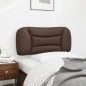 vidaXL Cabecero de cama acolchado cuero sintético marrón 80 cm vidaXL Cabecero de cama acolchado cuero sintético marrón 80 cm