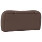 vidaXL Cabecero de cama acolchado cuero sintético marrón 80 cm vidaXL Cabecero de cama acolchado cuero sintético marrón 80 cm
