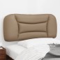 vidaXL Cabecero de cama acolchado cuero sintético capuchino 90 cm vidaXL Cabecero de cama acolchado cuero sintético capuchino 90 cm