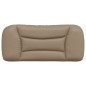 vidaXL Cabecero de cama acolchado cuero sintético capuchino 90 cm vidaXL Cabecero de cama acolchado cuero sintético capuchino 90 cm