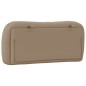 vidaXL Cabecero de cama acolchado cuero sintético capuchino 90 cm vidaXL Cabecero de cama acolchado cuero sintético capuchino 90 cm