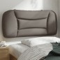 vidaXL Cabecero de cama acolchado tela gris taupé 80 cm vidaXL Cabecero de cama acolchado tela gris taupé 80 cm