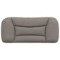 vidaXL Cabecero de cama acolchado tela gris taupé 80 cm vidaXL Cabecero de cama acolchado tela gris taupé 80 cm
