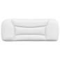 vidaXL Cabecero de cama acolchado cuero sintético blanco 100 cm vidaXL Cabecero de cama acolchado cuero sintético blanco 100 cm