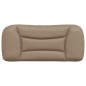 vidaXL Cabecero de cama acolchado cuero sintético capuchino 80 cm vidaXL Cabecero de cama acolchado cuero sintético capuchino 80 cm