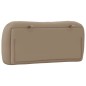 vidaXL Cabecero de cama acolchado cuero sintético capuchino 80 cm vidaXL Cabecero de cama acolchado cuero sintético capuchino 80 cm