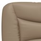 vidaXL Cabecero de cama acolchado cuero sintético capuchino 80 cm vidaXL Cabecero de cama acolchado cuero sintético capuchino 80 cm