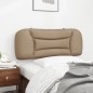 vidaXL Cabecero de cama acolchado cuero sintético capuchino 100 cm vidaXL Cabecero de cama acolchado cuero sintético capuchino 100 cm