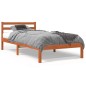 vidaXL Estructura de cama madera maciza de pino marrón cera 90x190 cm vidaXL Estructura de cama madera maciza de pino marrón cera 90x190 cm