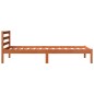 vidaXL Estructura de cama madera maciza de pino marrón cera 90x190 cm vidaXL Estructura de cama madera maciza de pino marrón cera 90x190 cm