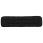 vidaXL Cabecero de cama acolchado tela negro 200 cm vidaXL Cabecero de cama acolchado tela negro 200 cm