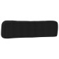 vidaXL Cabecero de cama acolchado tela negro 200 cm vidaXL Cabecero de cama acolchado tela negro 200 cm