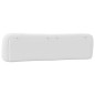 vidaXL Cabecero de cama acolchado cuero sintético blanco 200 cm vidaXL Cabecero de cama acolchado cuero sintético blanco 200 cm