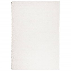 vidaXL Alfombra de pelo largo moderna crema 120x170 cm