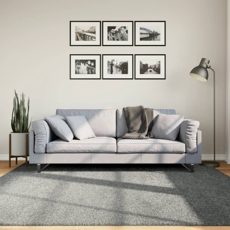 vidaXL Alfombra de pelo largo moderna verde 200x200 cm vidaXL Alfombra de pelo largo moderna verde 200x200 cm