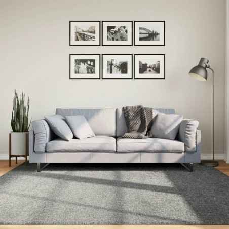vidaXL Alfombra de pelo largo moderna verde 200x200 cm