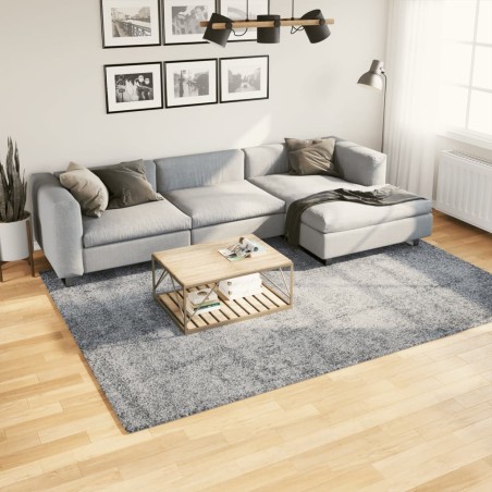 vidaXL Alfombra de pelo largo moderna azul 200x280 cm