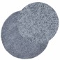 vidaXL Alfombra de pelo largo moderna azul Ø 120 cm vidaXL Alfombra de pelo largo moderna azul Ø 120 cm