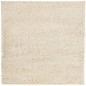 vidaXL Alfombra de pelo largo moderna dorado 160x160 cm vidaXL Alfombra de pelo largo moderna dorado 160x160 cm