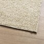 vidaXL Alfombra de pelo largo moderna dorado 160x160 cm vidaXL Alfombra de pelo largo moderna dorado 160x160 cm