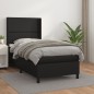 vidaXL Cama box spring con colchón cuero sintético negro 90x190 cm vidaXL Cama box spring con colchón cuero sintético negro 90x190 cm