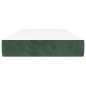 vidaXL Colchón muelles ensacados terciopelo verde oscuro 120x190x20 cm vidaXL Colchón muelles ensacados terciopelo verde oscuro 120x190x20 cm