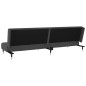 vidaXL Sofá cama de 2 plazas terciopelo gris oscuro vidaXL Sofá cama de 2 plazas terciopelo gris oscuro