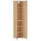 vidaXL Aparador de madera contrachapada roble Sonoma 34,5x34x180 cm