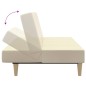 vidaXL Sofá cama de 2 plazas tela color crema vidaXL Sofá cama de 2 plazas tela color crema